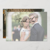 Rustieke Tree Heart Photo Lights Dank u kaarten (Voorkant / Achterkant)