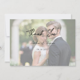 Rustieke Tree Heart Photo Lights Dank u kaarten