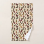 Rustieke Tribale Handdoek Pijlen en Veren Design (Handdoek)