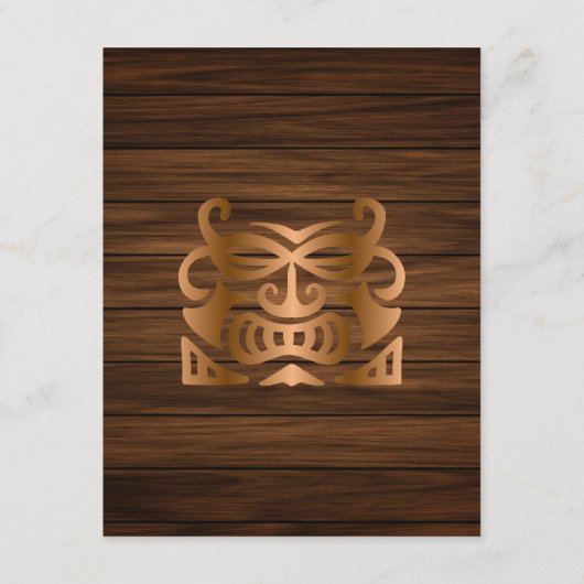 Rustieke Tropische Mystic Island Bruiloft Gast Det Informatiekaartje (Achterkant)