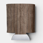 Rustieke tropische palmbladeren Aloha Baby shower  Blikjeskoeler (Achterkant)