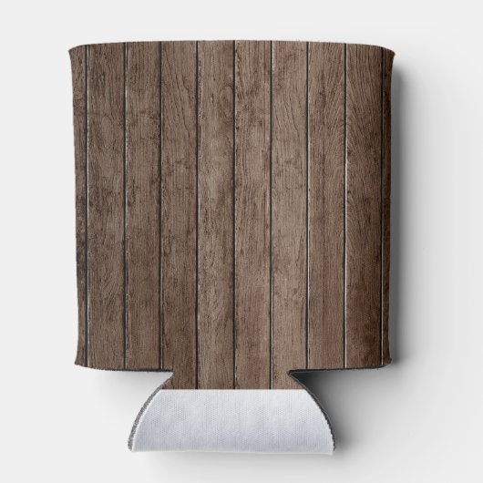 Rustieke tropische palmbladeren Aloha Baby shower Blikjeskoeler (Achterkant)