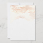 Rustieke tropische palmen kaart (Achterkant)