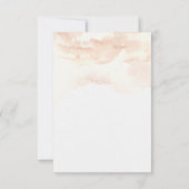 Rustieke tropische palmen RSVP uitnodiging (Achterkant)