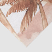 Rustieke Tropische Palmen Tissuepapier (Detail)