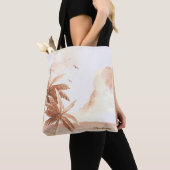 Rustieke Tropische Palmen Tote Bag (Dichtbij)