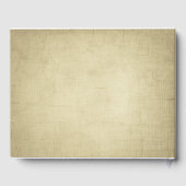 Rustieke Tropische Strandbruiloft Gastenboek (Achterkant)