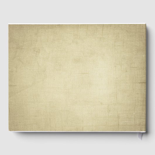 Rustieke Tropische Strandbruiloft Gastenboek (Achterkant)