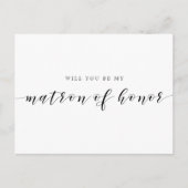 Rustieke Trouw Be Mijn Getuige Uitnodiging Briefkaart (Voorkant)