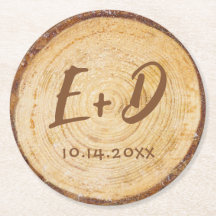 Rustieke trouw houten plak beginletters monogram b