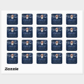 Rustieke Trouw Sticker Bedankt (Vel)