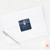 Rustieke Trouw Sticker Bedankt (Envelop)