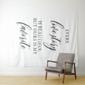 Rustieke trouwachtergrondbanner wandkleed (In Situ (horizontaal))