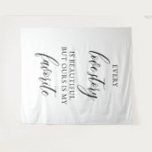Rustieke trouwachtergrondbanner wandkleed (Voorkant (horizontaal))