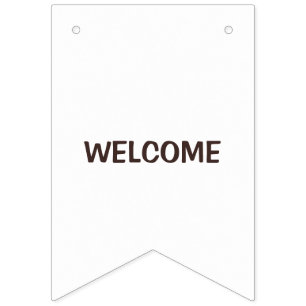Rustieke Trouwbanner Persoonlijke Charme Vlaggetjes