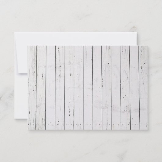 Rustieke trouwreceptie met Mason pot & Hydrangea Kaart (Achterkant)