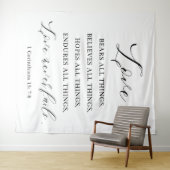 Rustieke trouwtapijt achtergrond wandkleed (In Situ (horizontaal))