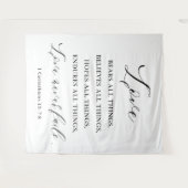 Rustieke trouwtapijt achtergrond wandkleed (Voorkant (horizontaal))