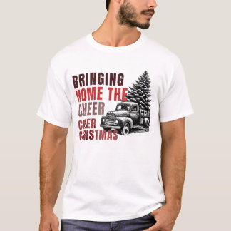 Rustieke Truck Brengt Kerst Trui T-shirt