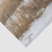 Rustieke Truck en Schuur Winter Landschap Decoupag Tissuepapier (Detail)