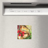 Rustieke  Truck Magneet (Insitu (Vaatwasser))