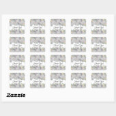 Rustieke Tuin Bloemen Dank Je Rond Sticker (Vel)