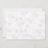 Rustieke Tuin Bloemige Bewaar de Datum Save The Date (Achterkant)