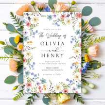 Rustieke tuin botanische wilde bloem bruiloft