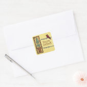 Rustieke Tuin Bruids Trouwdouche Stickers (Envelop)