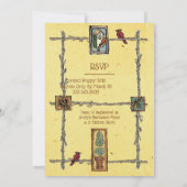 Rustieke Tuin Bruids Trouwdouche Uitnodigingen (Achterkant)