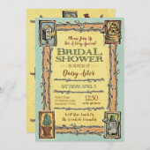 Rustieke Tuin Bruids Trouwdouche Uitnodigingen (Voorkant / Achterkant)