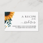 Rustieke tuin groen zonnebloem Vrijgezellenfeest Informatiekaartje (Voorkant)