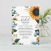 Rustieke tuin groen zonnebloem Vrijgezellenfeest Kaart (Staand voorkant)