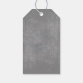 Rustieke Tuin String Lights Tak Geel Bruiloft Cadeaulabel (Achterkant)