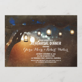 rustieke tuin verlichting lantaarns repetitie dine kaart