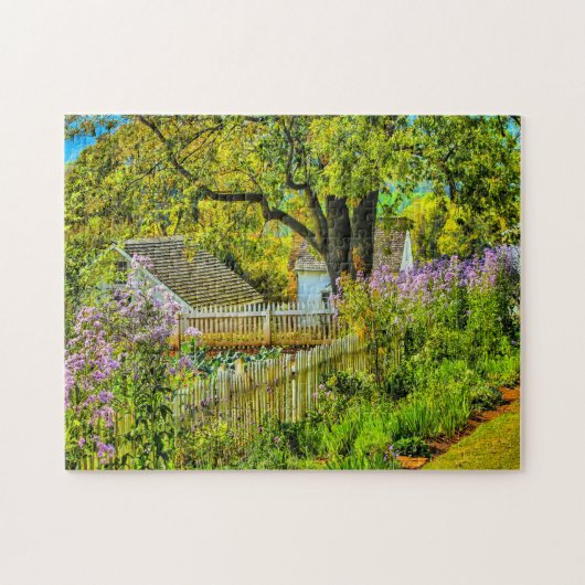 Rustieke Tuin West Virginia. Legpuzzel (Horizontaal)