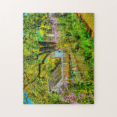 Rustieke Tuin West Virginia. Legpuzzel (Verticaal)