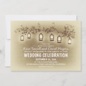 Rustieke Tuinverlichting - Lantaarns bruiloft uitn Kaart (Voorkant)