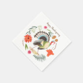 Rustieke Turkije Thanksgiving Servet (Hoek)