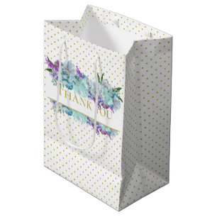 Rustieke Turquoise Boeket Bruiloft Feest Medium Cadeauzakje