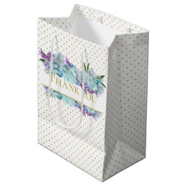 Rustieke Turquoise Boeket Bruiloftsfeest Medium Cadeauzakje