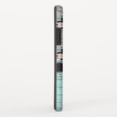Rustieke turquoise hout roze geweistak camouflage Case-Mate iPhone case (Achterkant/rechts)