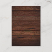 Rustieke Twinkle Twinkle Little Star Baby shower Informatiekaartje (Achterkant)