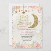 Rustieke Twinkle Twinkle Little Star Baby shower Kaart (Voorkant)