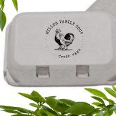 Rustieke Typewriter Ei Karton Stempel