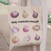 Rustieke uien Leuke Veggie Boeren Markt Kruidenier Tote Bag