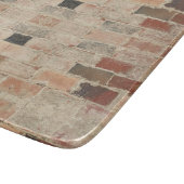 Rustieke unieke  oude baksteen natuurlijke textuur snijplank (Hoek)