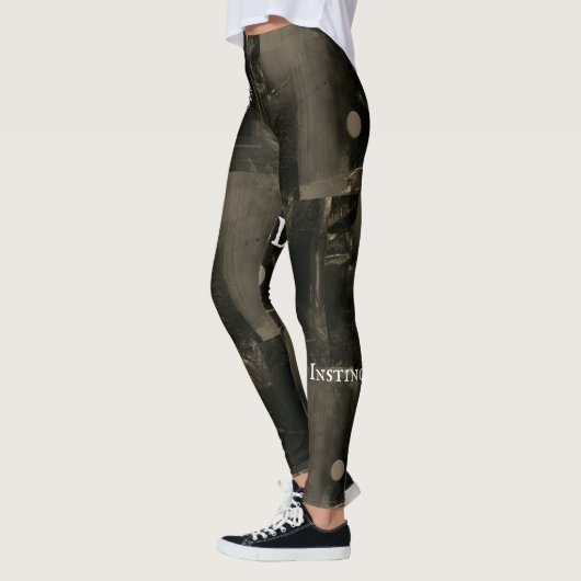 Rustieke Urban Wild Black Grey Mode Leggings (Links)