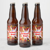 Rustieke Vaderdag Bier Etiket (Flessen)