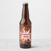 Rustieke Vaderdag Bier Etiket (Voorkant)